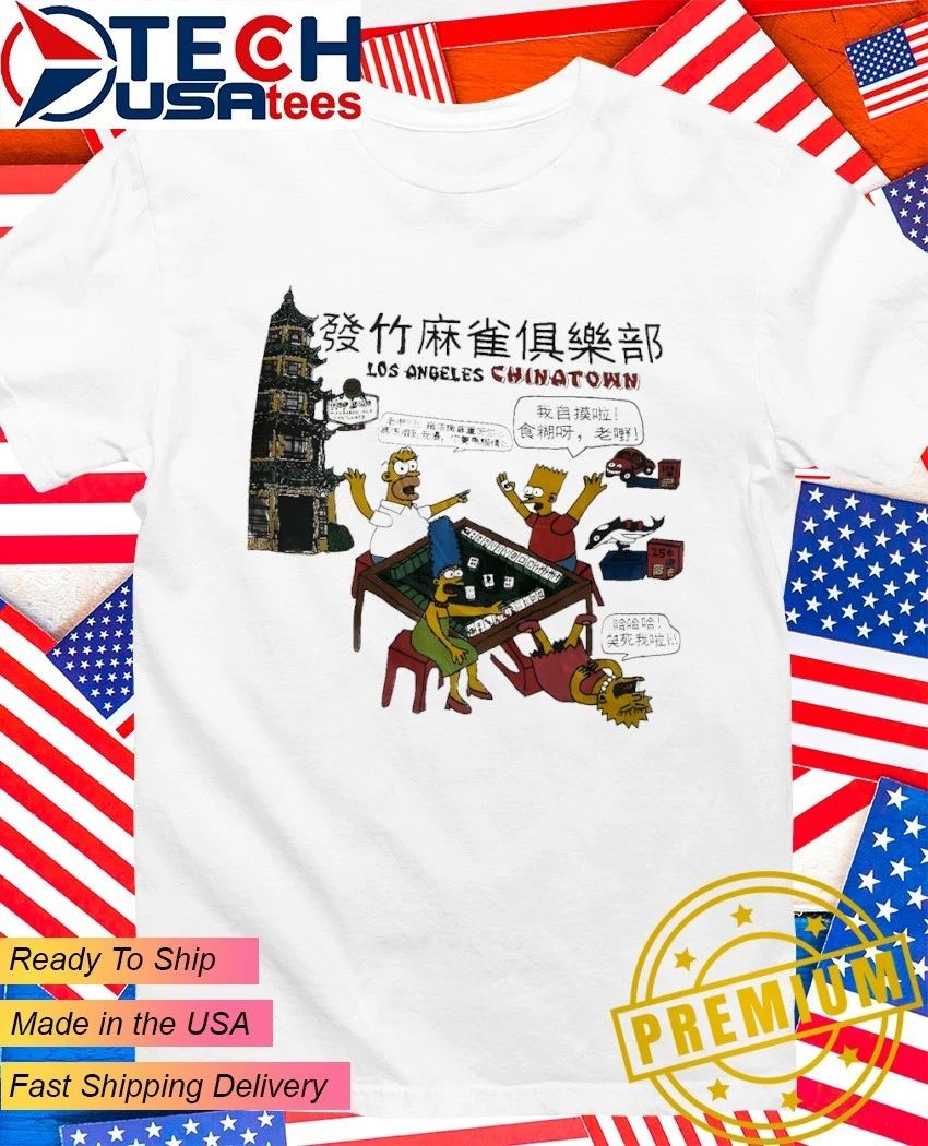 The Simpsons Los Angeles Chinatown shirt