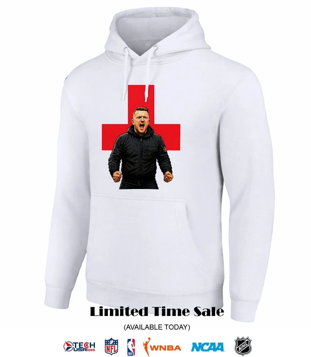 Tommy Robinson England flag shirt