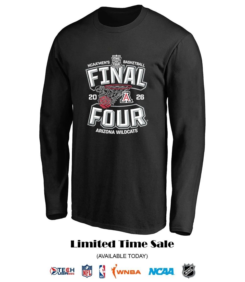 2026 NCAA Men’s Basketball Final Four Arizona Wildcats The Net shirt