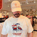 If Crabby Please Return to the Beach crab shirt