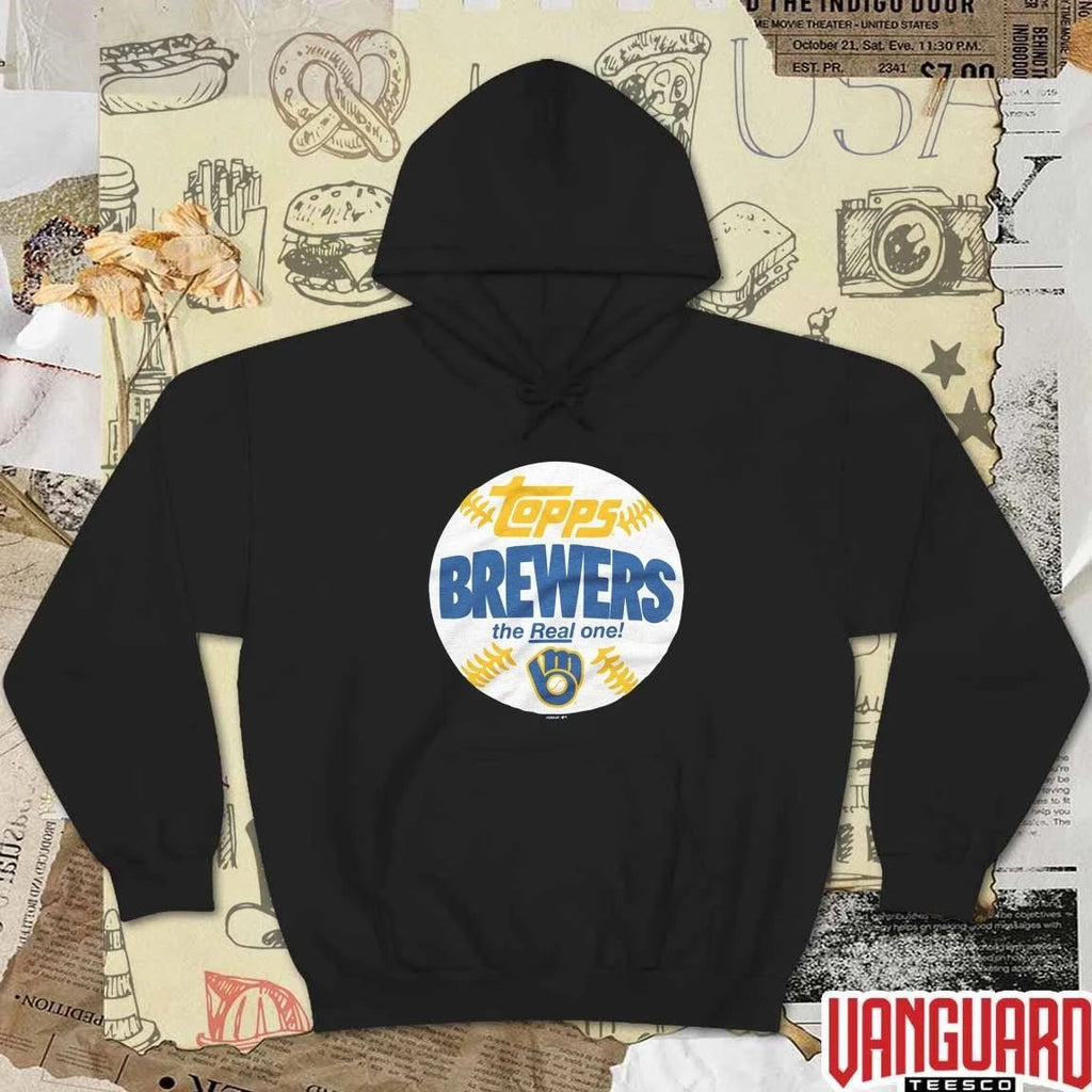 Milwaukee Brewers MLB 2026 x Topps Baseball The Real One t-shirt