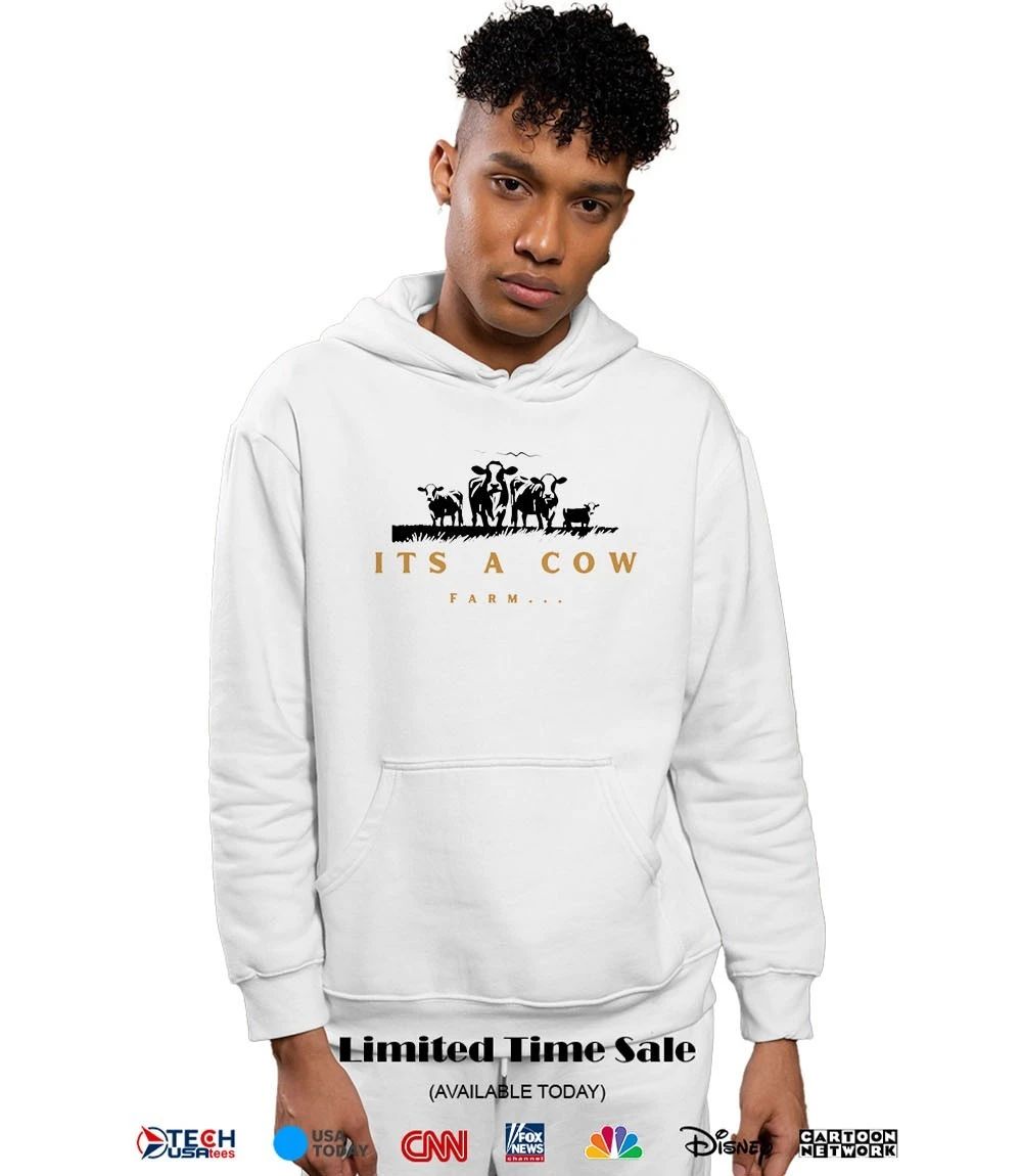 Its a cow farm shirt