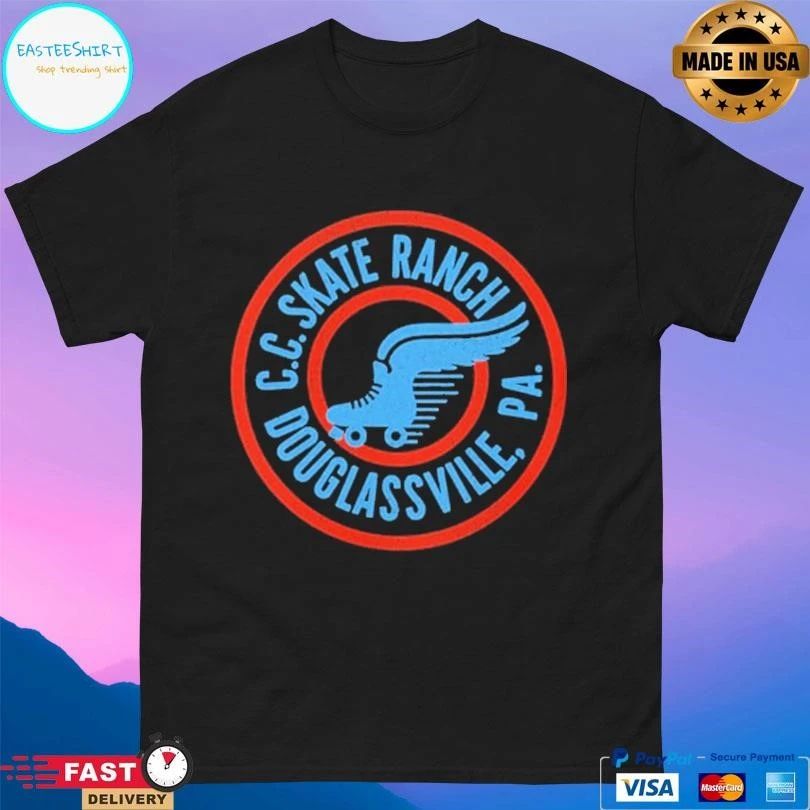 C.C. Skate Ranch Douglassville, Pa Logo T-shirts