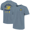 Michigan Wolverines 2026 NCAA Men’s Basketball National Champions Distressed Net T-Shirt