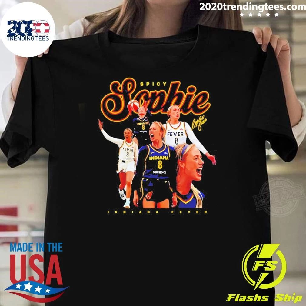 Spicy Sophie Indiana Fever Wnba Basketball Shirt