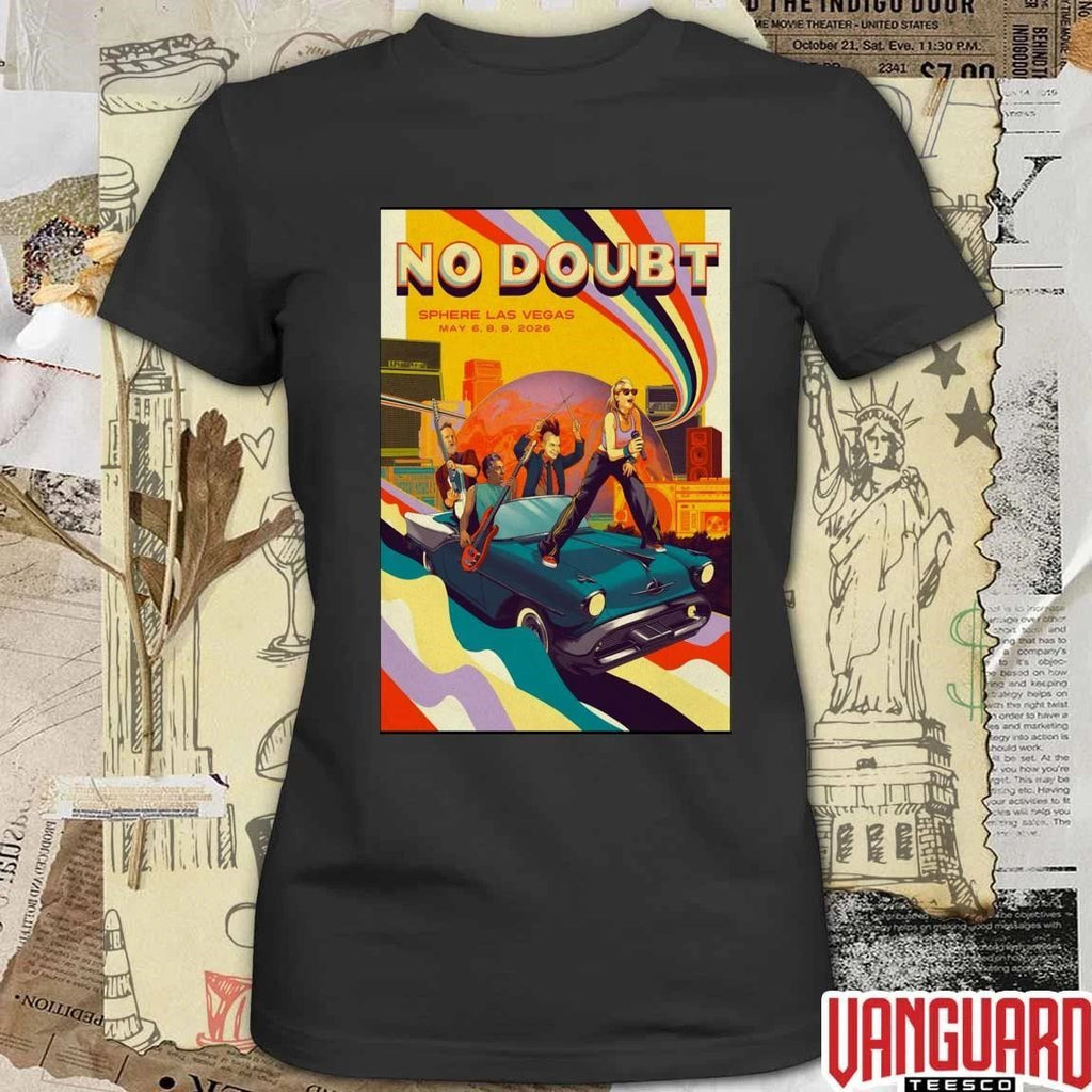 No Doubt Sphere, Las Vegas NV May 6 8 9 2026 Poster t-shirt