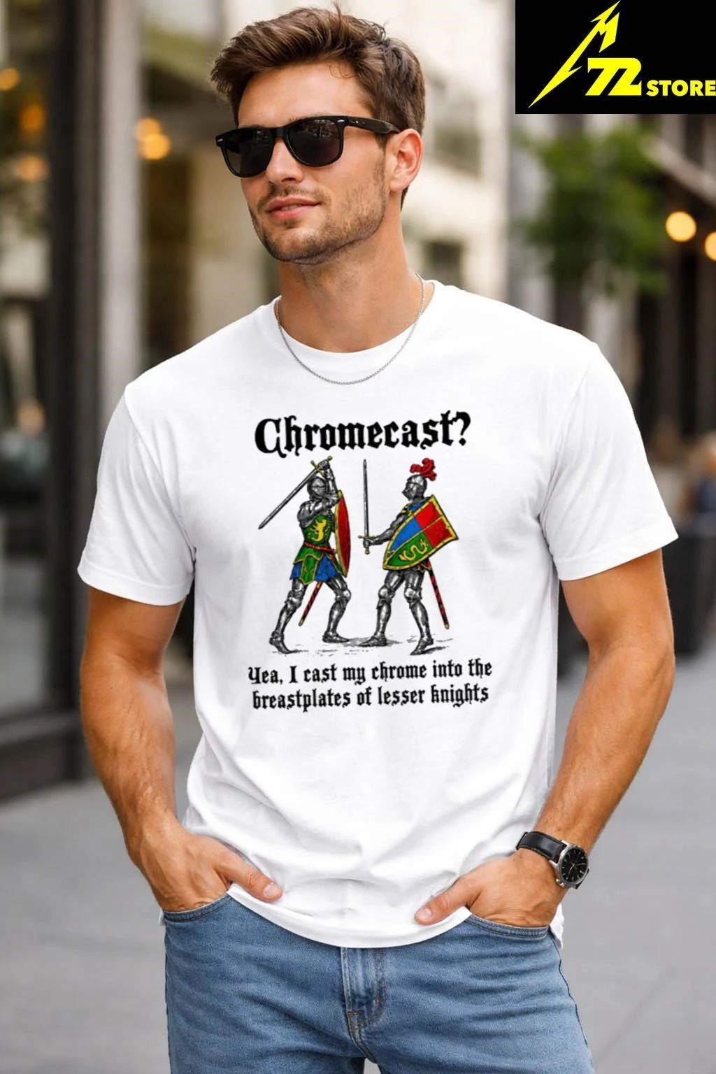 Chromecast Yeah I Cast My Chrome Into The Breastplates Of Lesser Knights Shirt