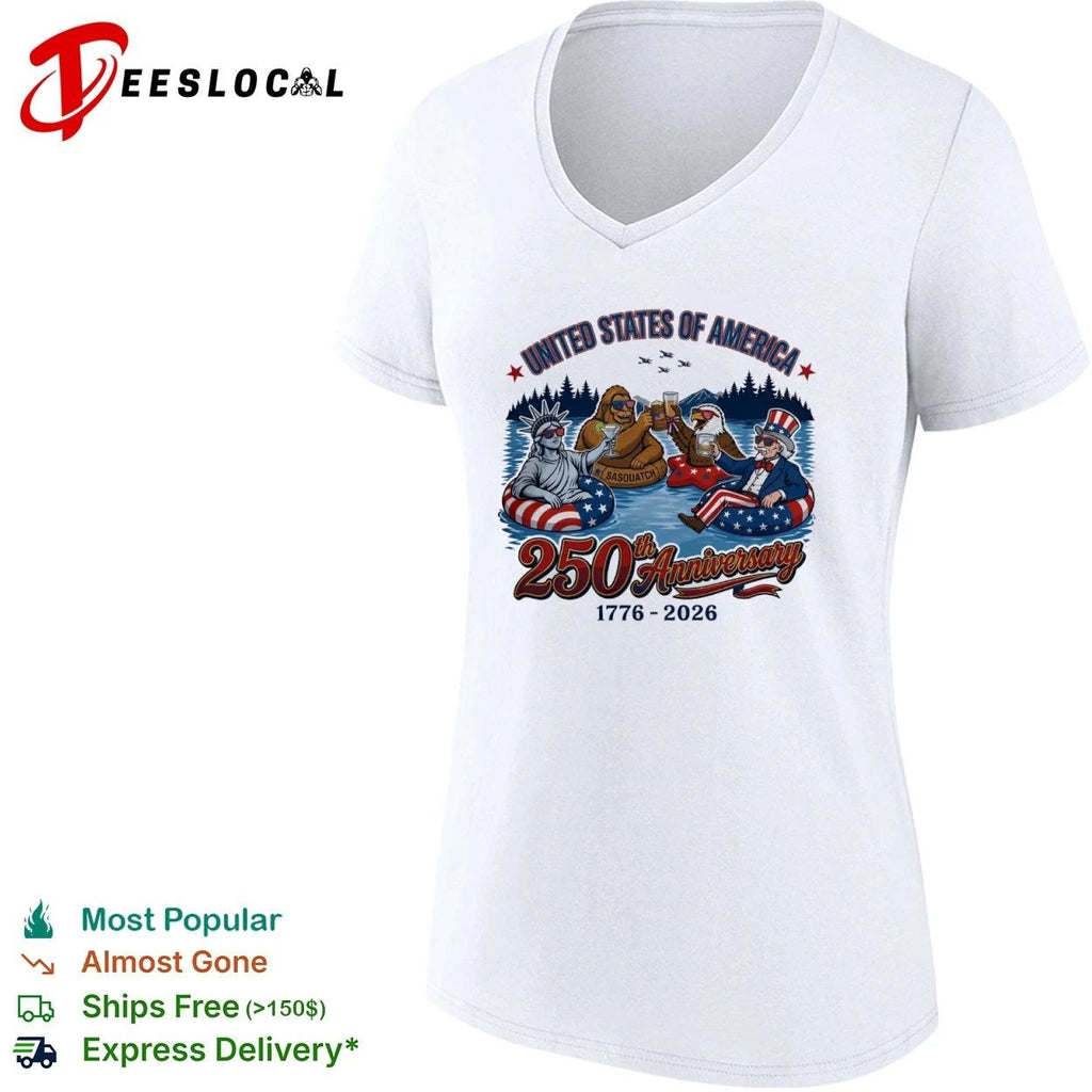 United States of America Fun 250th Anniversary 1776-2026 T-shirt