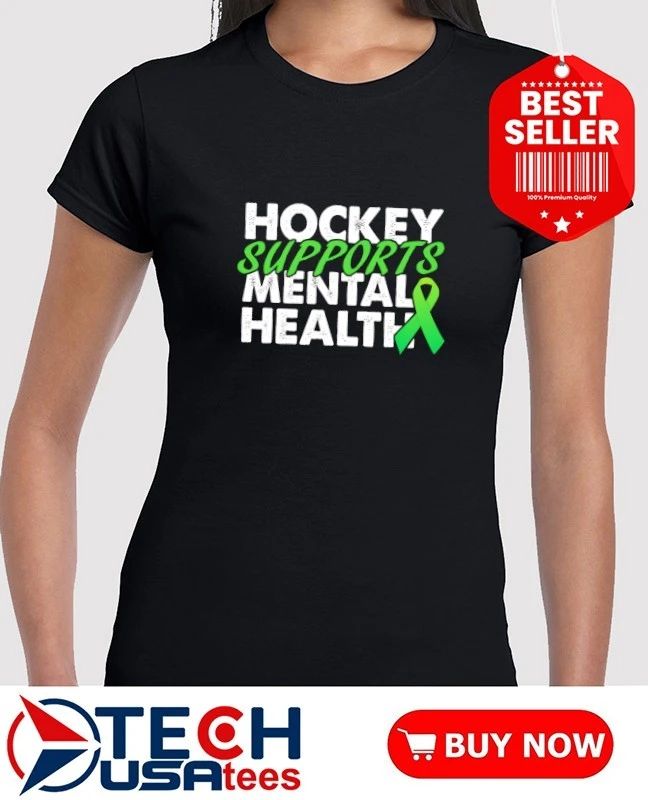 Hockey Supports Mental Health cancer shirt