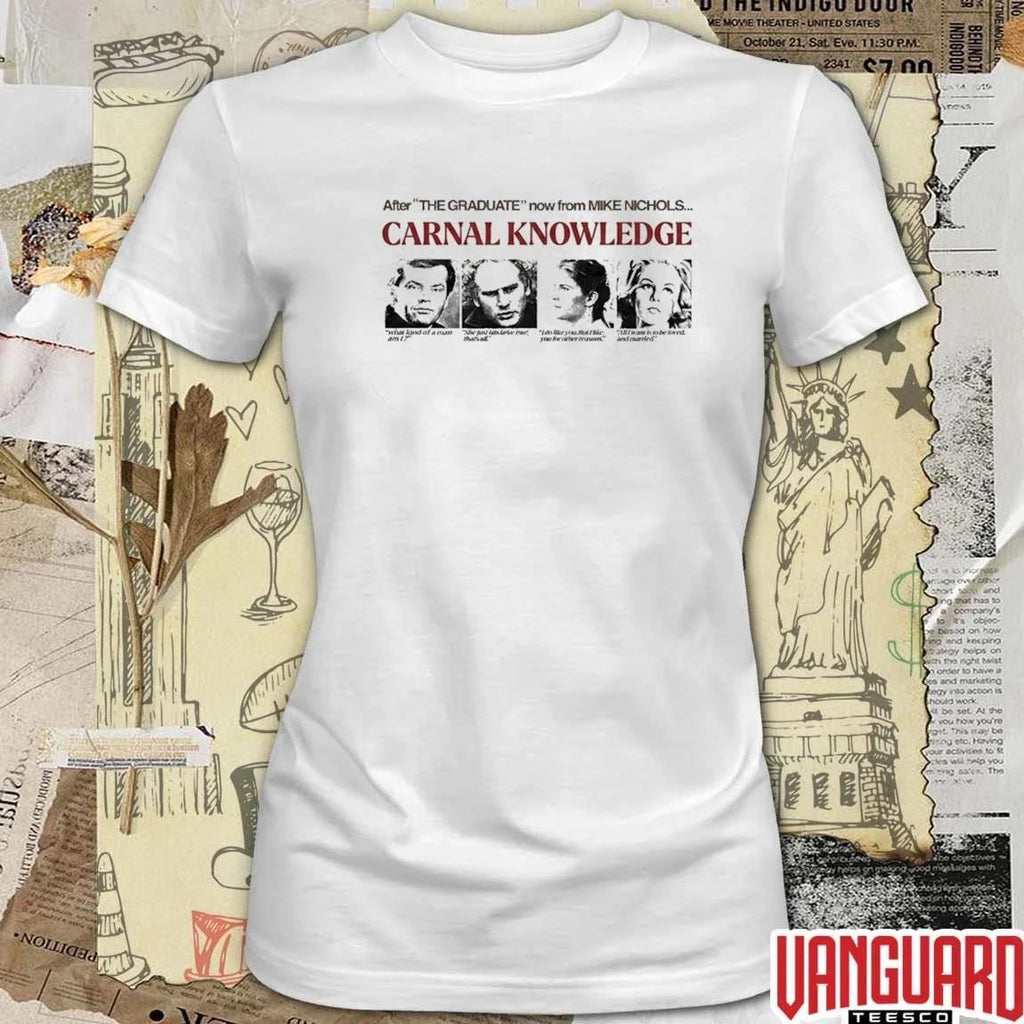 Aziz Ansari After The Graduate Nơ From Mike Nichols Carnal Knowledge t-shirt
