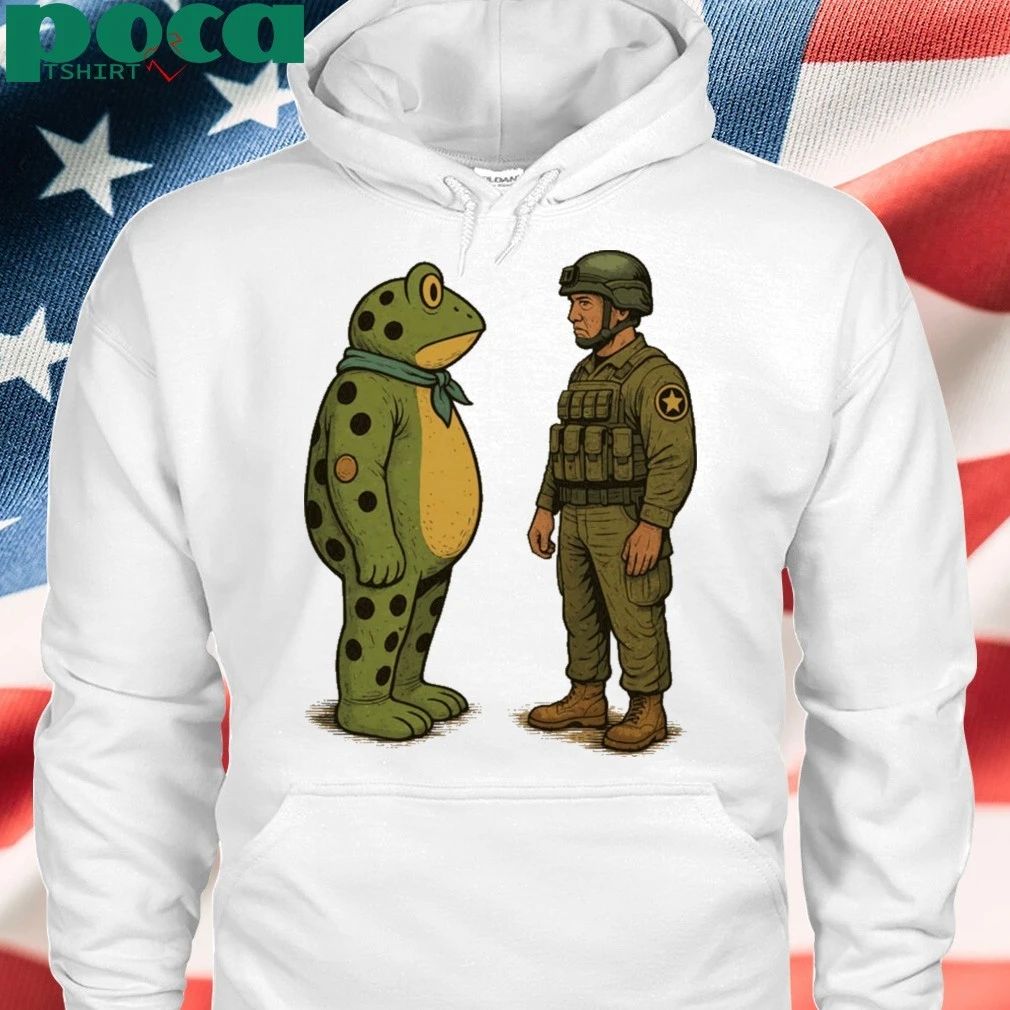 Portland Frog Against Resist Portland Soldier Art T-shirt