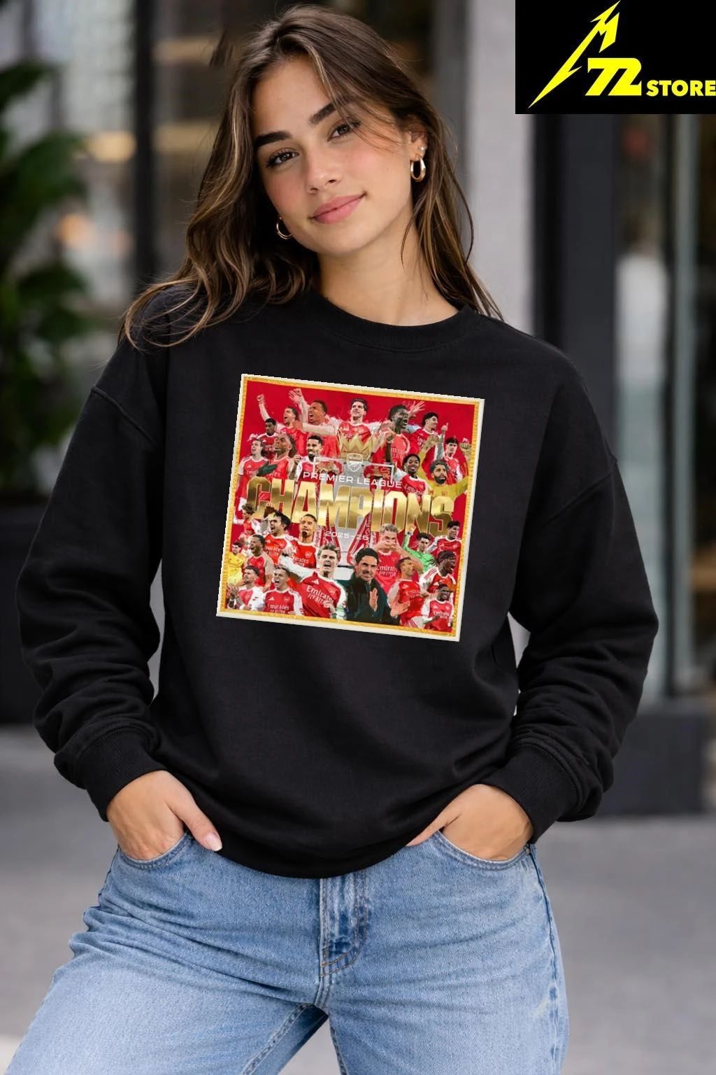 Arsenal 2026 Premier League Champions Poster Shirt