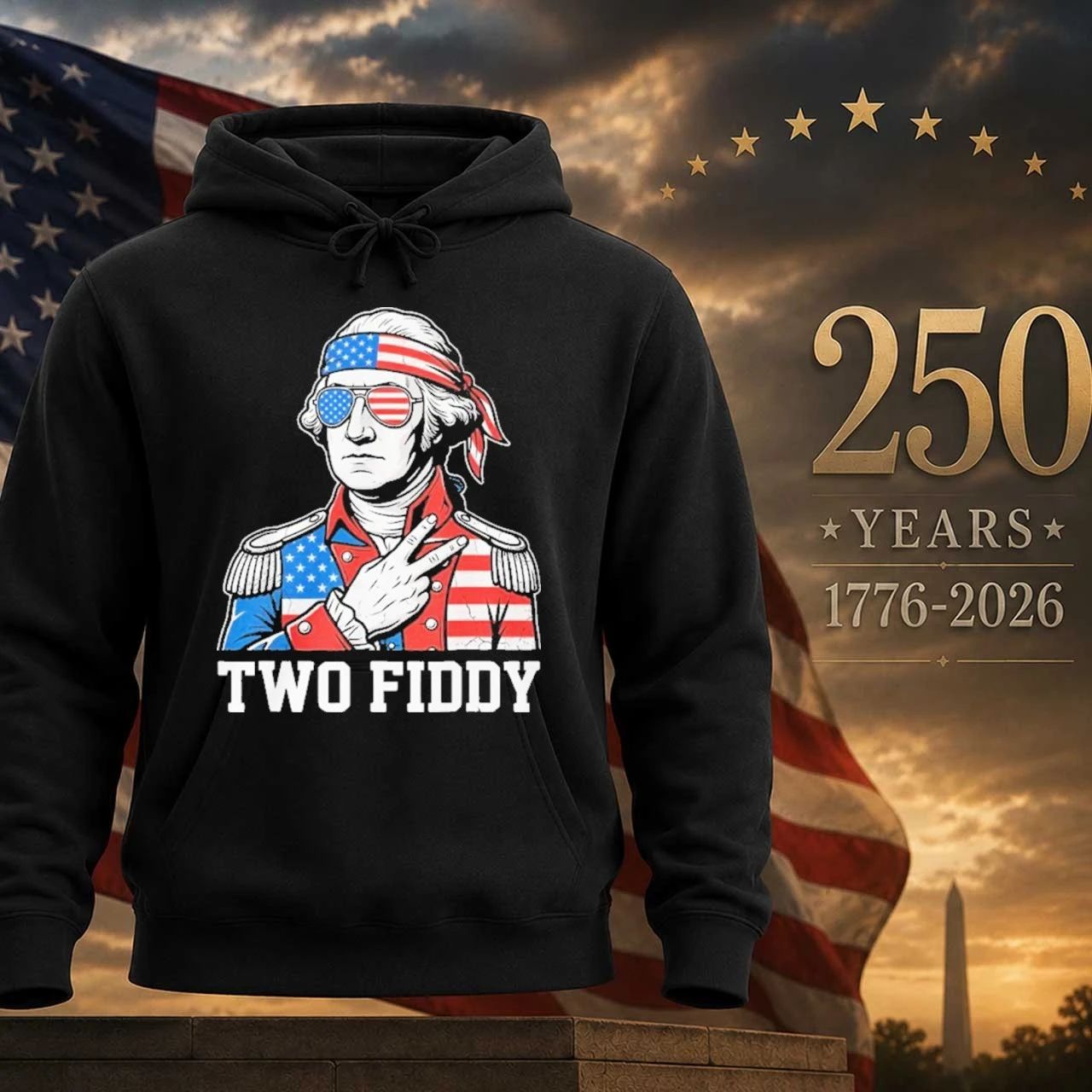 2026 George Washington Two Fiddy Shirt