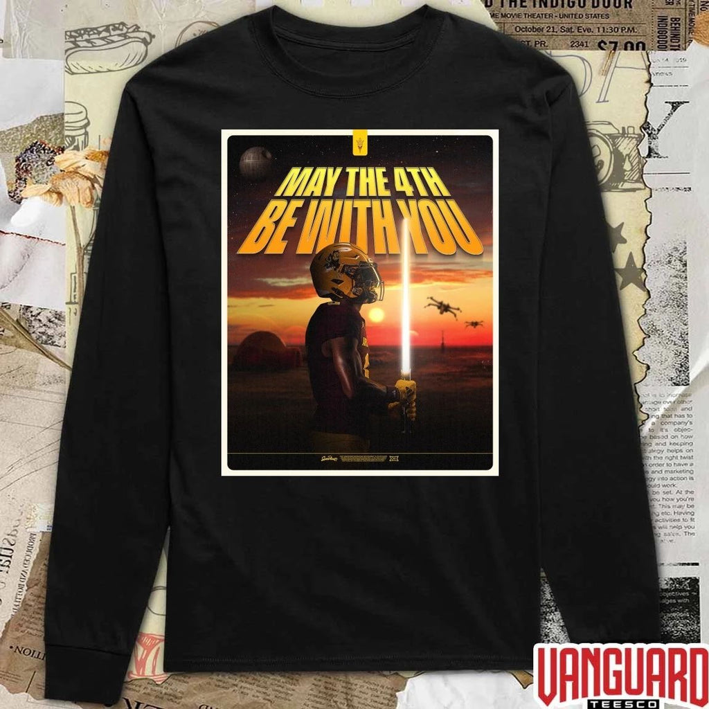 Arizona State Sun Devil Football 2026 May The 4th Be With You Poster t-shirt