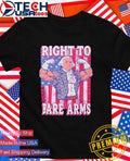 George Washington Patriotic Gym right to bare arms shirt