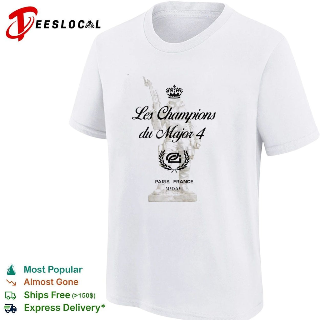 Les Champions du Major 4 Paris France MMXXVI T-shirt