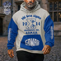 Phi Beta Sigma Fraternity Blue White Hoodie