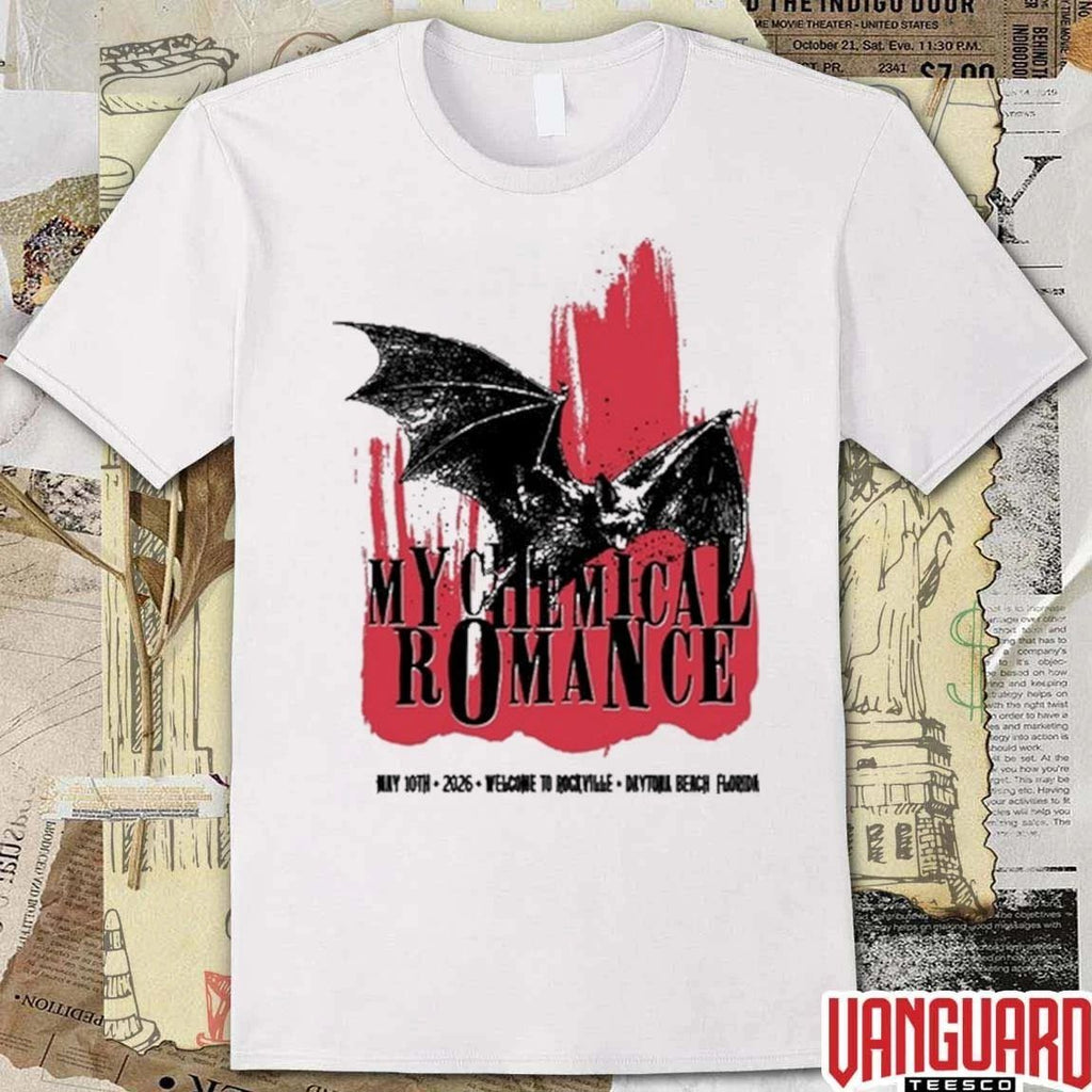 My Chemical Romance May 10 2026 Concert Daytona Beach, FL t-shirt
