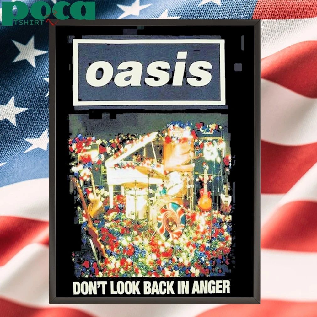 Oasis Live 25 Don’t Look Back In Anger Cover T-shirt