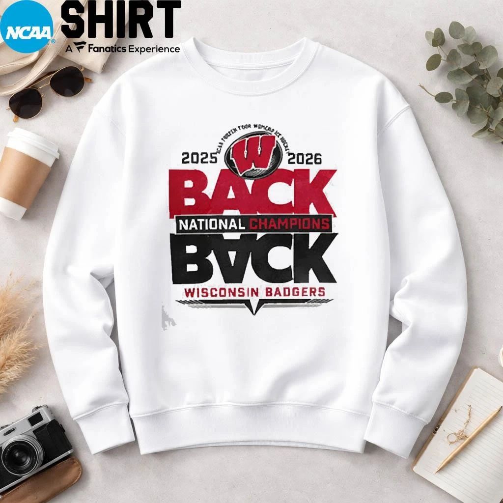 Wisconsin Badgers Women’s Ice Hockey National Champions 2026 Shirt