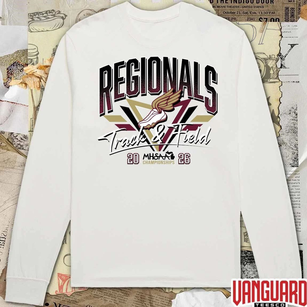 2026 MHSAA Championships Track & Field Regionals Logo t-shirt
