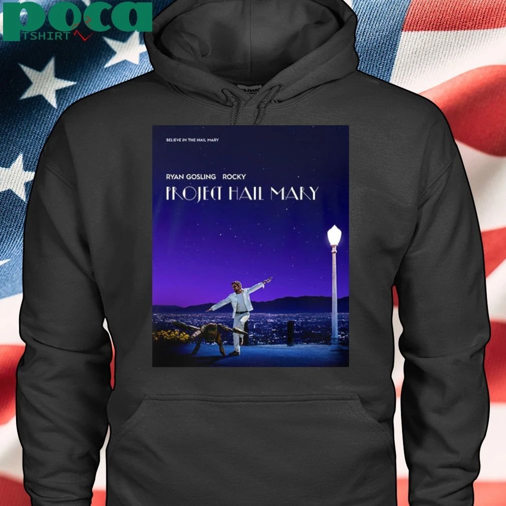 Project Hail Mary Inspired Poster La La Land Ryan Gosling Rocky Unisex T Shirt