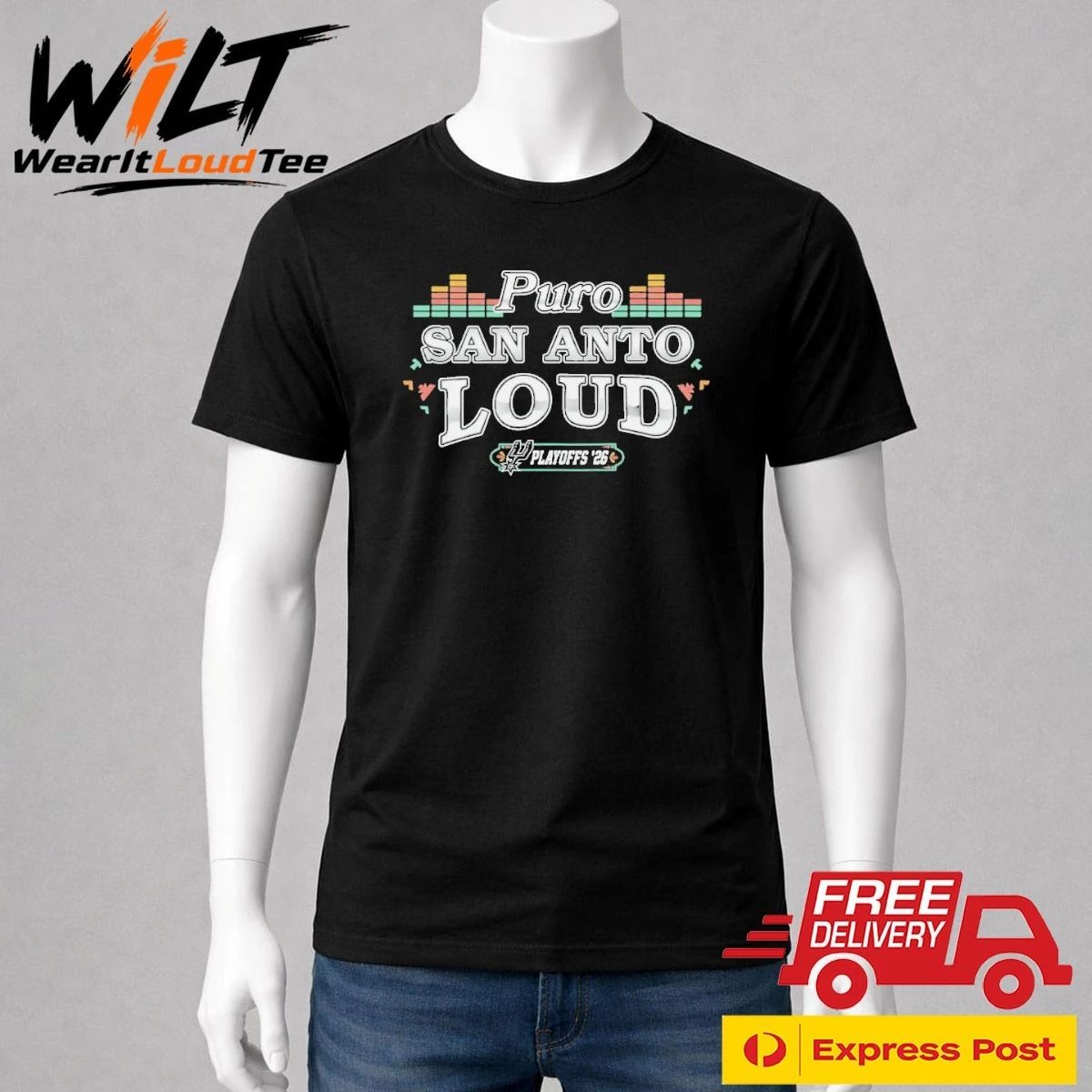 Puro San Anto Loud Playoffs Shirt