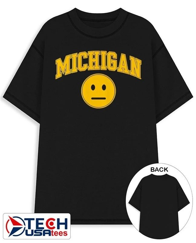 Michigan Wolverines Basketball Blank Expression shirt
