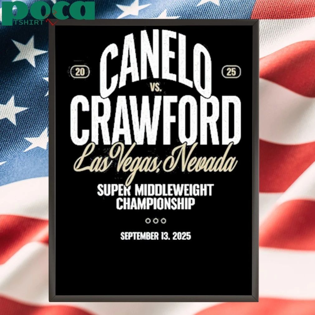 Canelo vs Crawford Super Middleweight Championship T-shirt