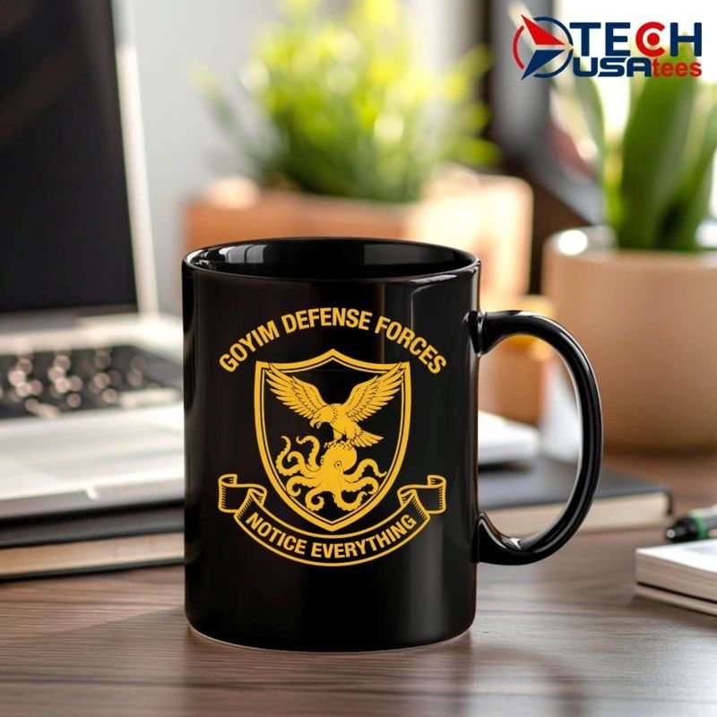 Goyim Defense Forces notice everything logo shirt