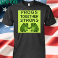 Portland Frog Frogs Together Strong handshake T-shirt