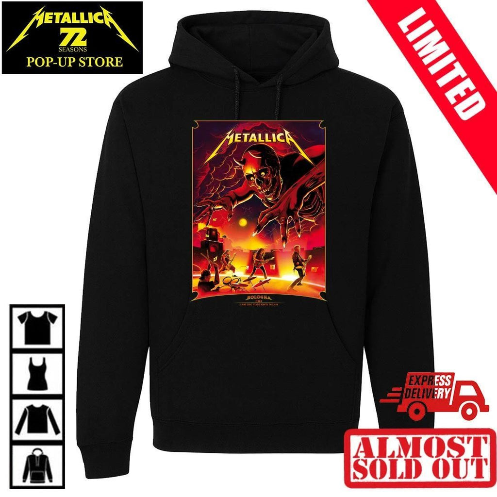 Metallica Stadio Renato Dall’Ara Bologna 2026 Official Merch Shirt