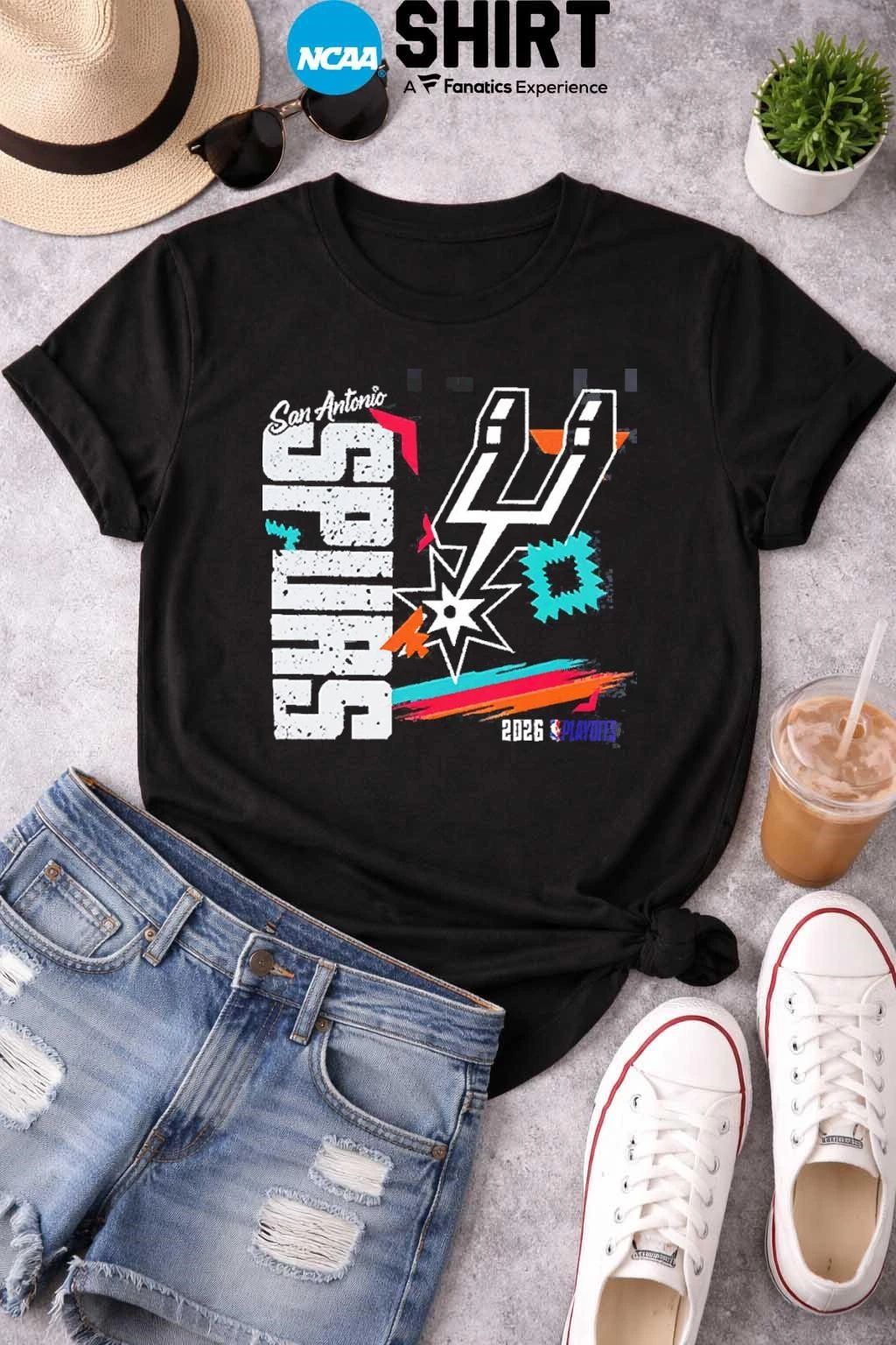 San Antonio Spurs 2026 NBA Playoffs T-Shirt San Antonio Spurs 2026
