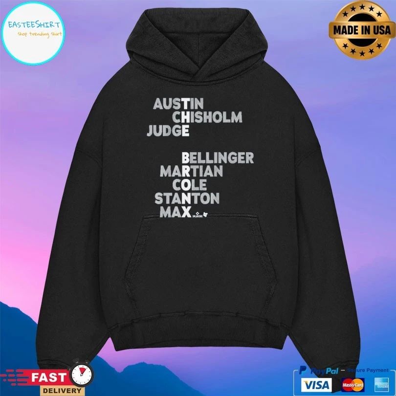 The Bronx Names 2026 Austin Chisholm Judge Bellinger Martian Cole Stanton Max T-shirt