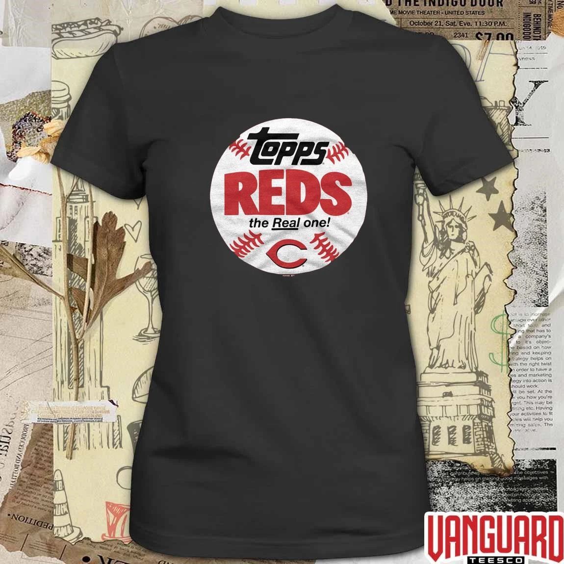 Cincinnati Reds MLB 2026 x Topps Baseball The Real One t-shirt