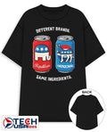 Different brands same ingredients Republican and Democracy can shirt