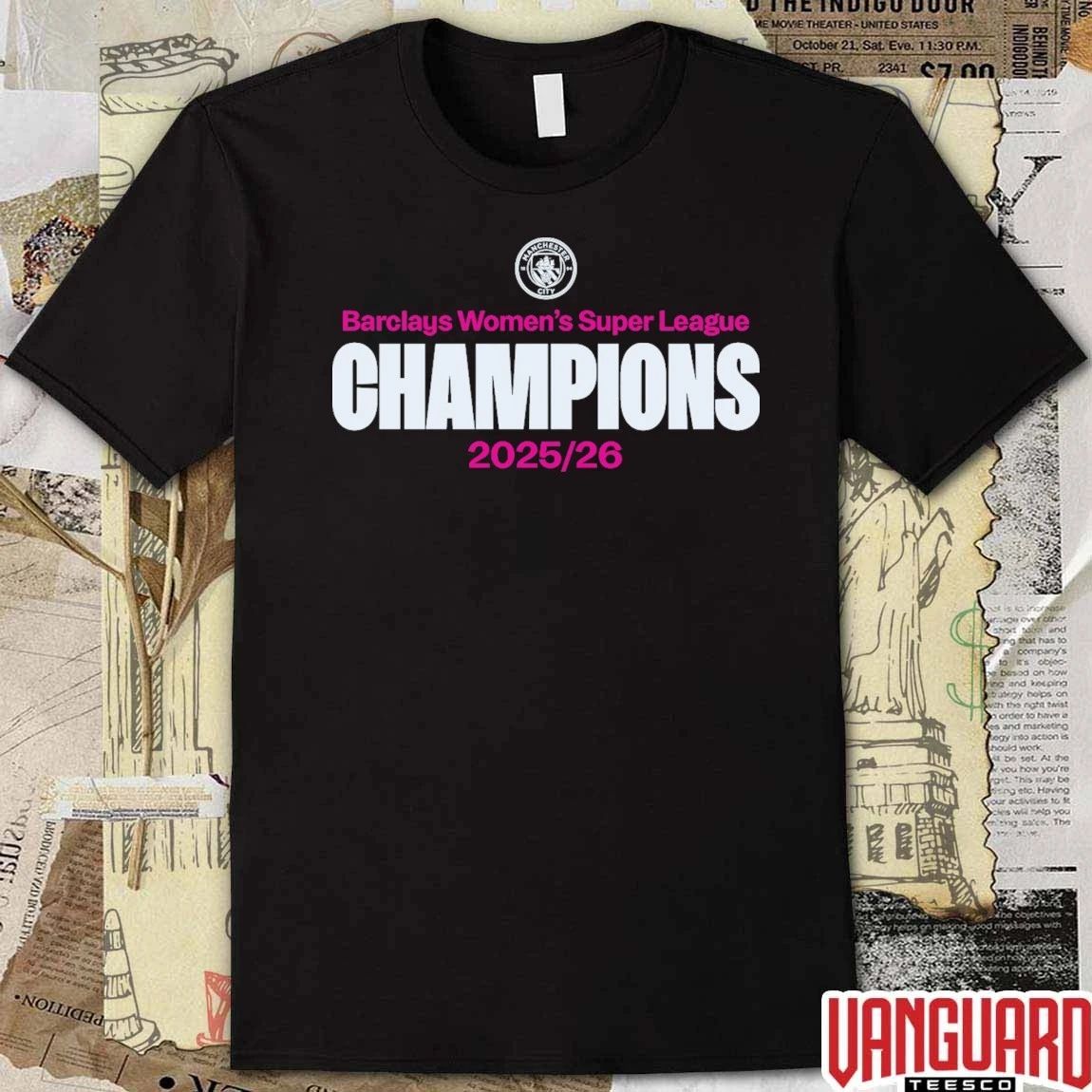 Barclays Women’s Super League Champions 2025 2026 t-shirt