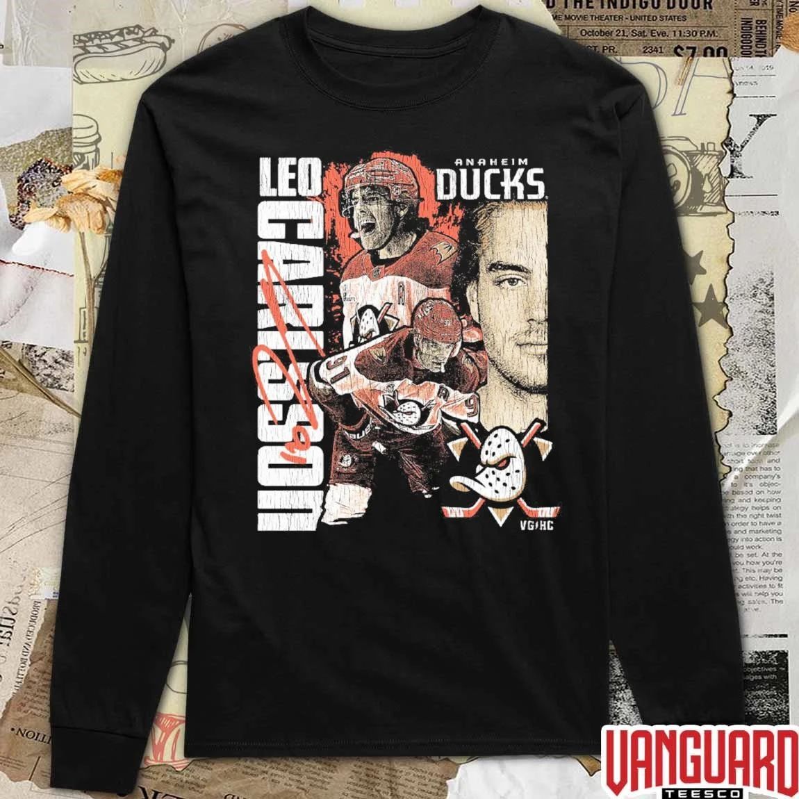 Leo the Phenom Leo Carlsson Anaheim Ducks NHL t-shirt