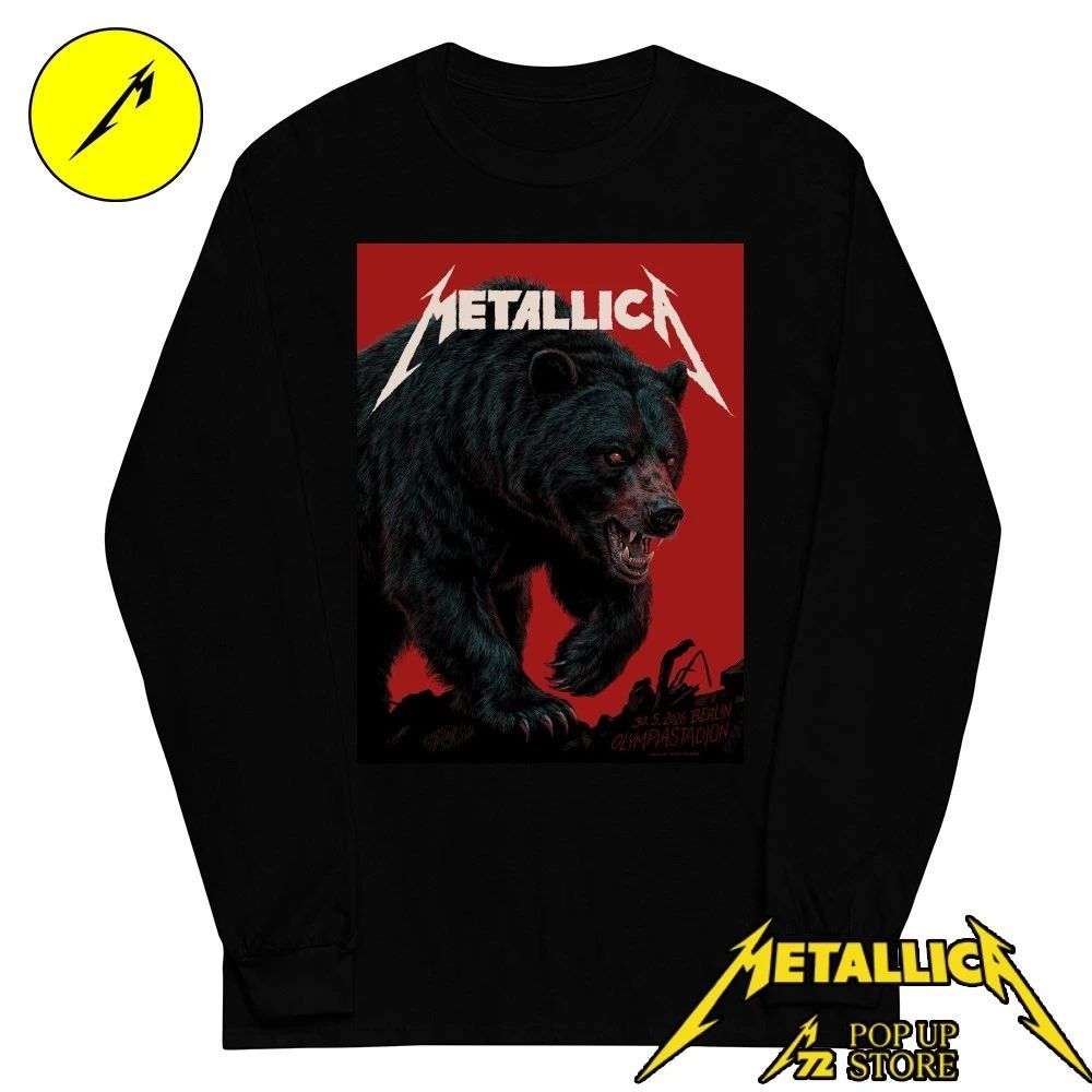 Metallica at Olympiastadion in Berlin, Germany, on May 30, 2026 By Janta Island Pop Up Shop T-Shirt