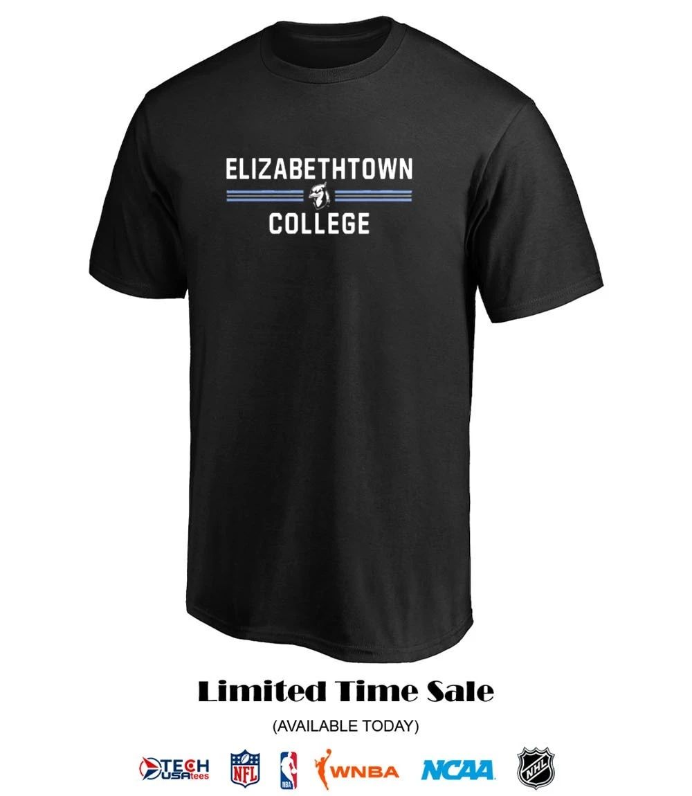 Elizabethtown College logo shirt