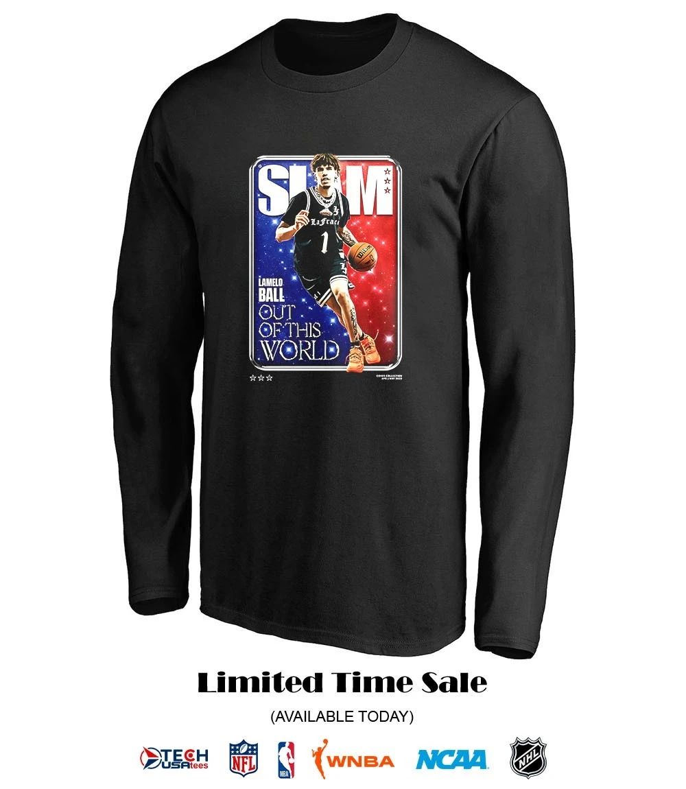 SLAM LaMelo Ball out of this World shirt by slamgoods