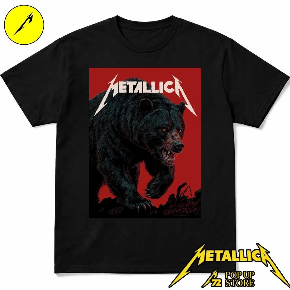 Metallica at Olympiastadion in Berlin, Germany, on May 30, 2026 By Janta Island T-Shirt