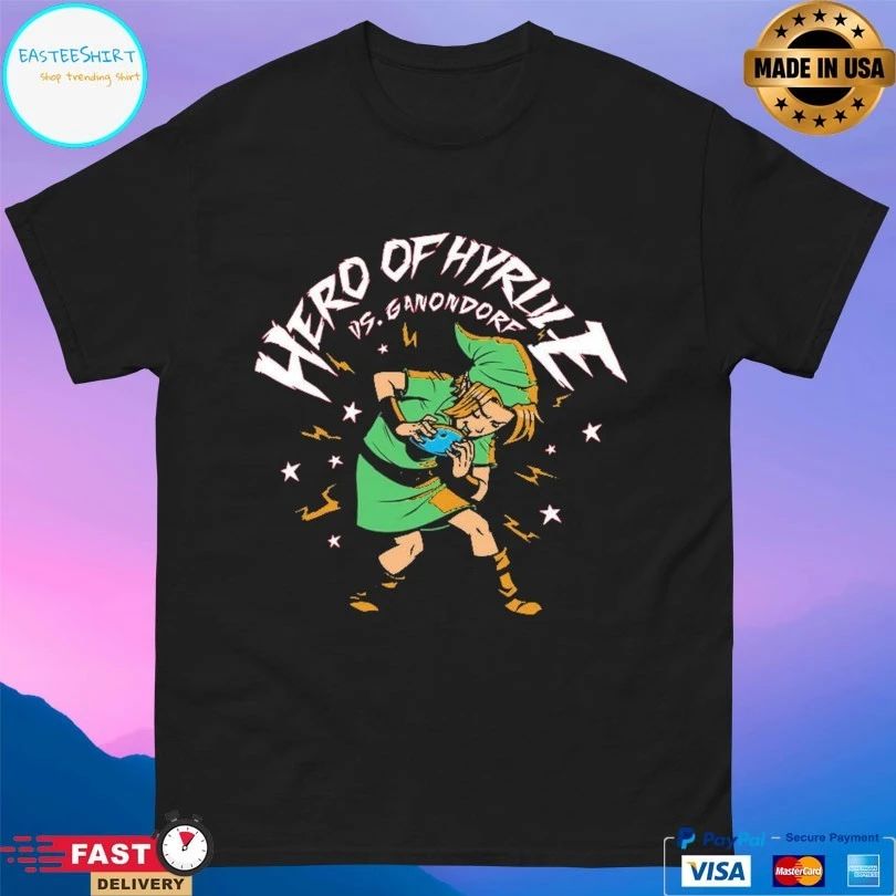 Hero Of Hyrule Vs Ganondorf Game Music Comic T-shirts