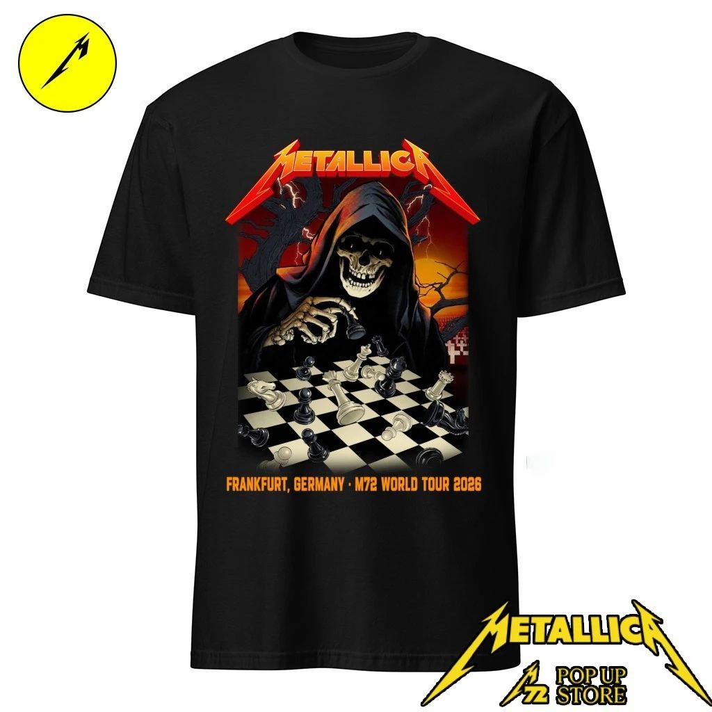 Metallica Frankfurt 2026 Tour-Shirt – Offizielles Design – Deutsche Bank Park