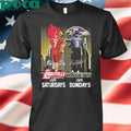 Saturdays In Louisville Sundays In Baltimore Moss 7 Jackson 8 T-shirt