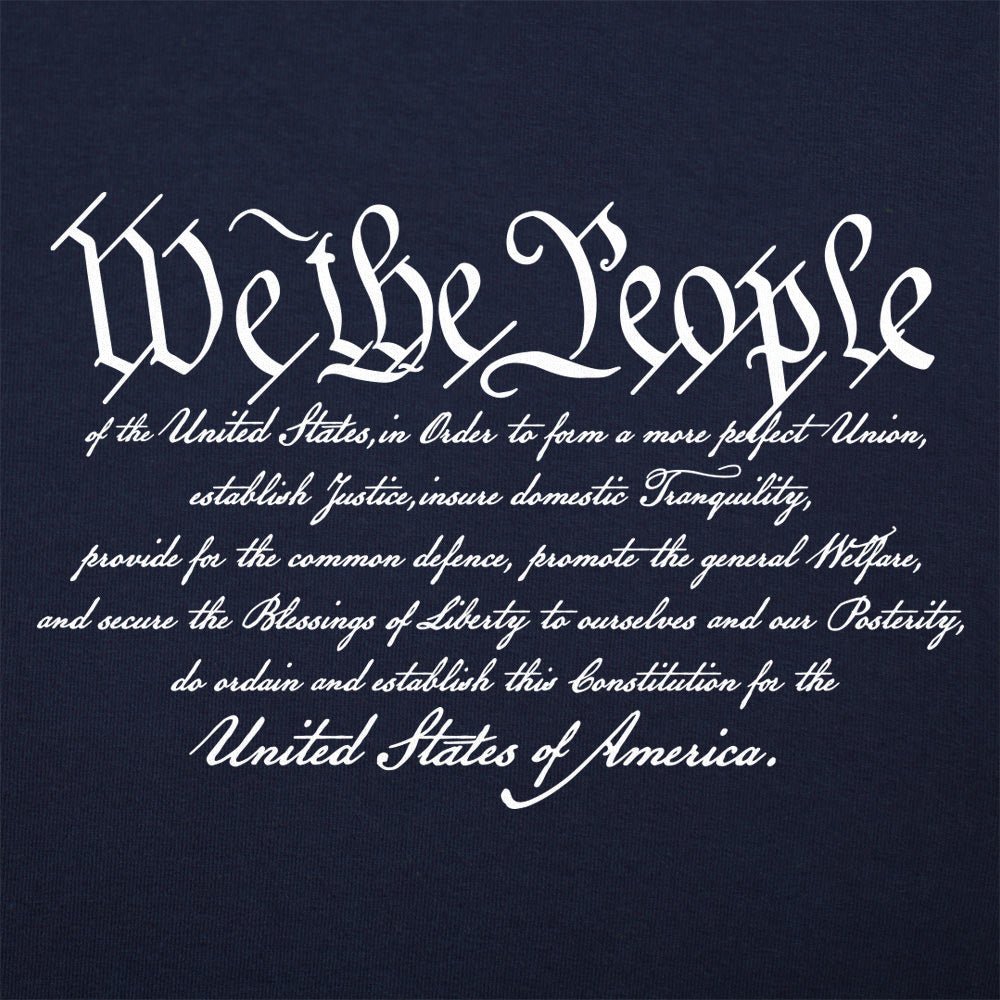 We the People US Constitution Preamble Graphic
