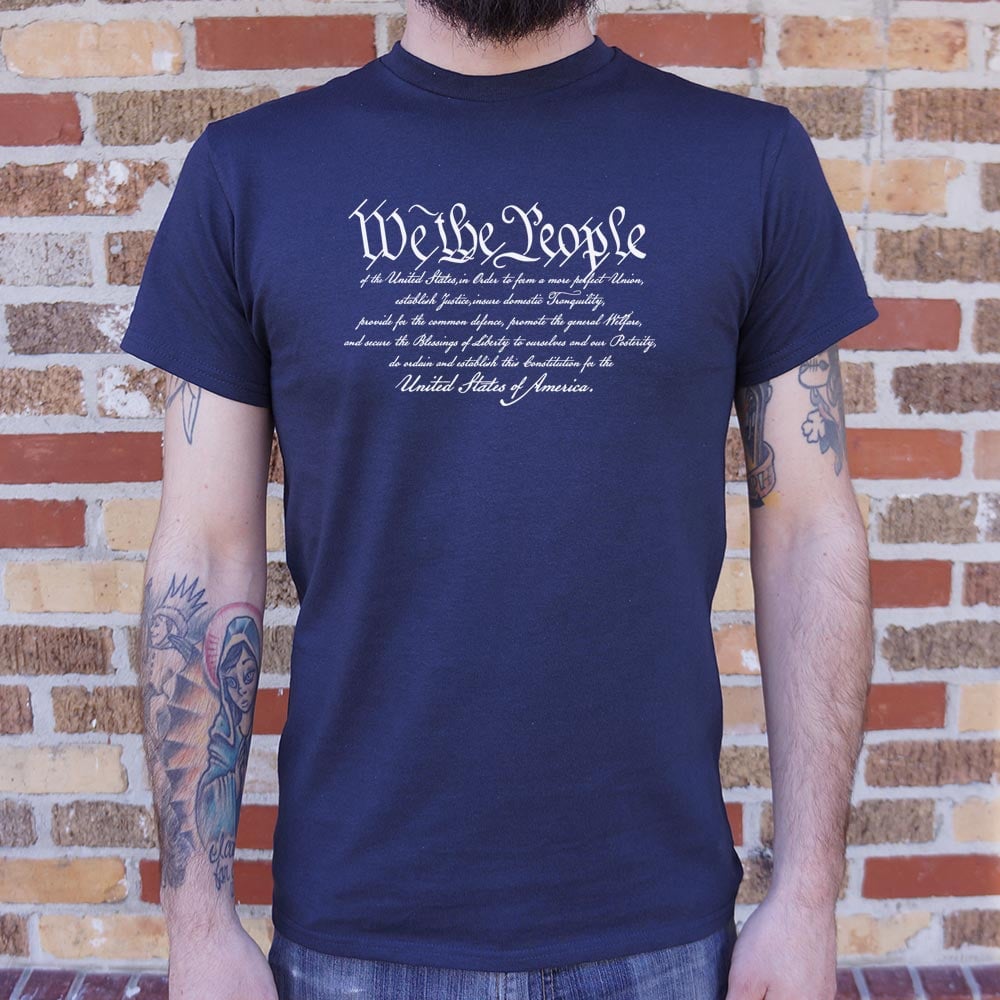 We the People US Constitution Preamble Graphic