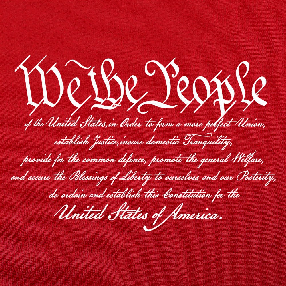 We the People US Constitution Preamble Graphic