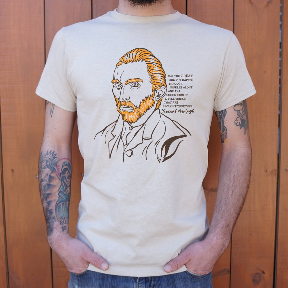 Van Gogh Quote Portrait Illustration