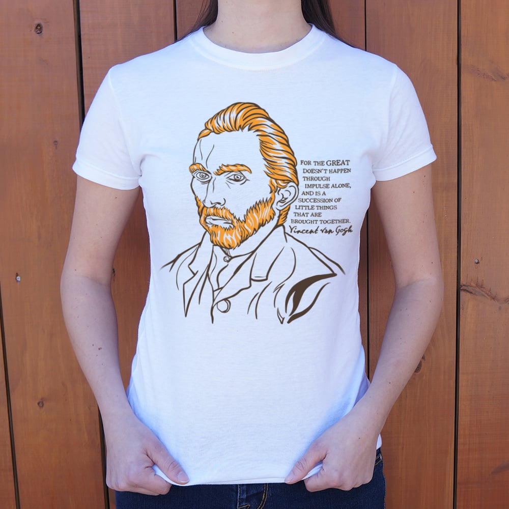 Van Gogh Quote Portrait Illustration